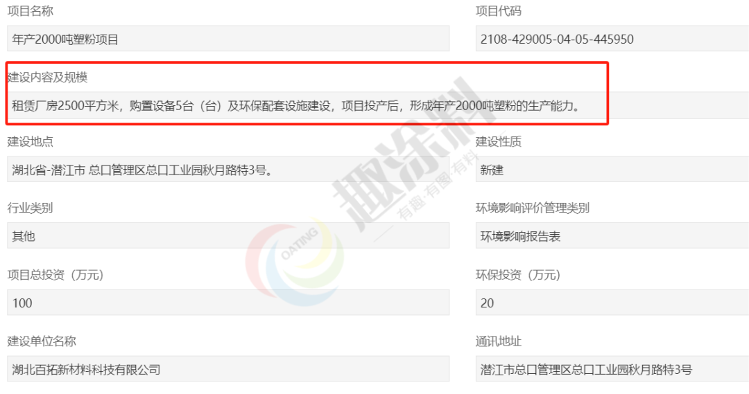 趣涂料：全年粉末涂料新建项目汇总（2023年）
