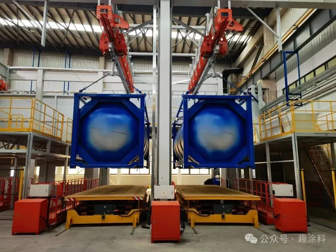 四方科技集团粉末喷涂罐箱圆满下线